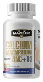 Calcium Zinc Magnesium + D3 от Maxler